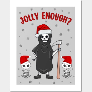 Christmas grump, grumpy Santa, funny Posters and Art